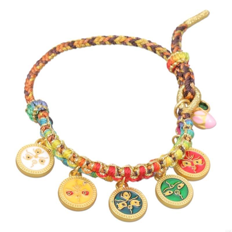 Ethnic Fashion Way - Handmade Tibetan Bracelet Colorful Rope Handchain