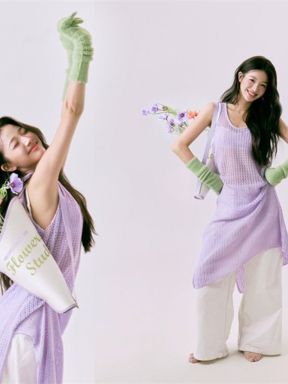 Romantic Spring  Flower Print  - Ethnic Fashion Style review and price