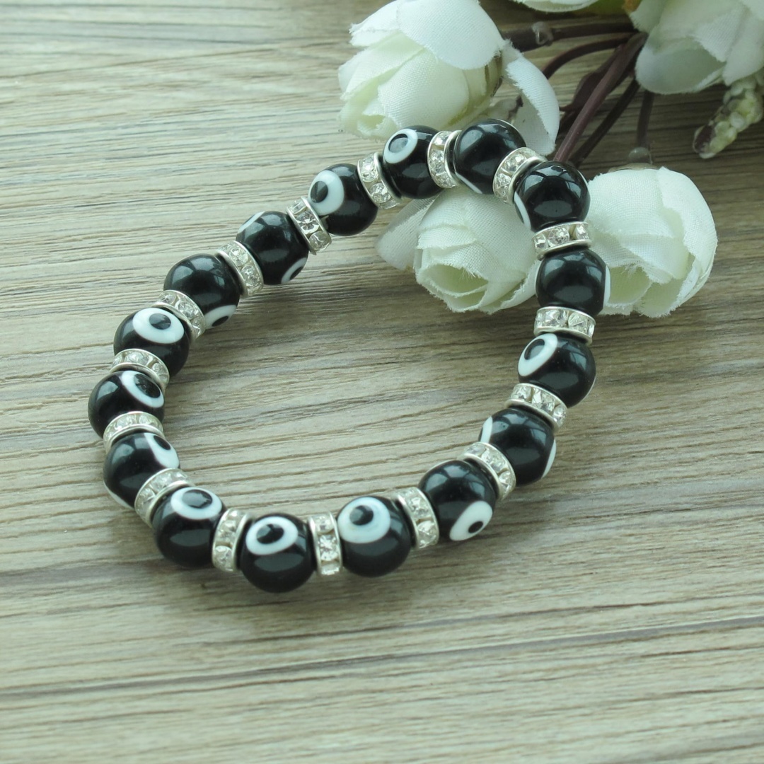 1 Evil Eye Bracelet, Elastic G - Fashion Ethnic Wear For Men review and price