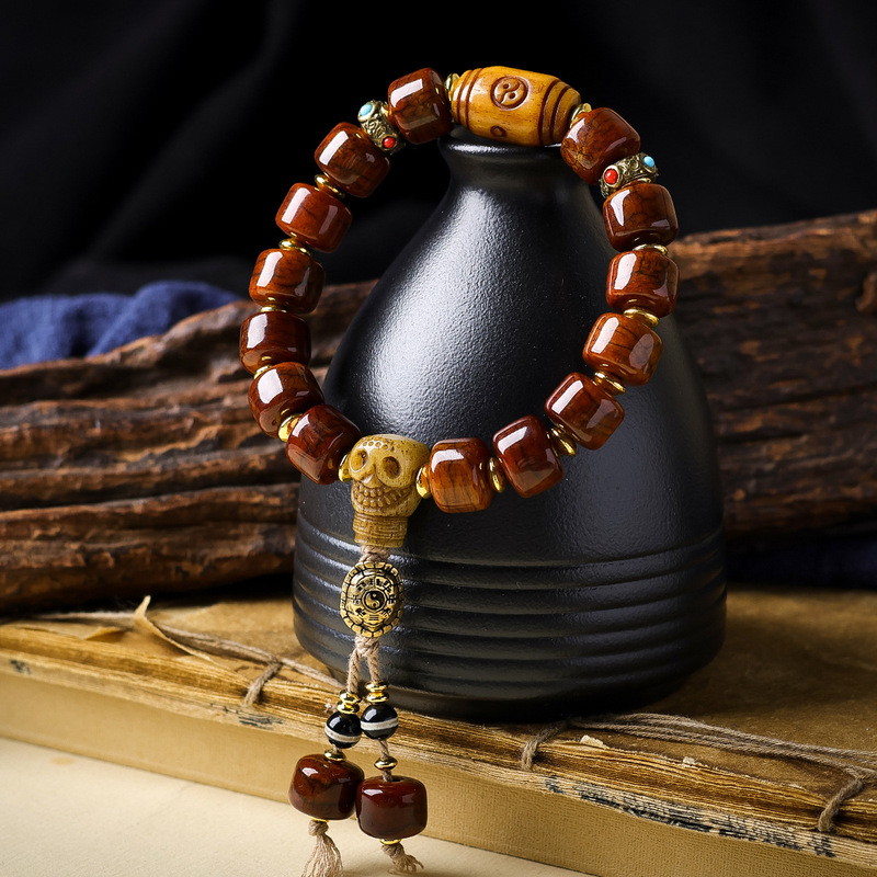 Tibetan jewelry yak bone crack - Ethnic Fashion Way review and price