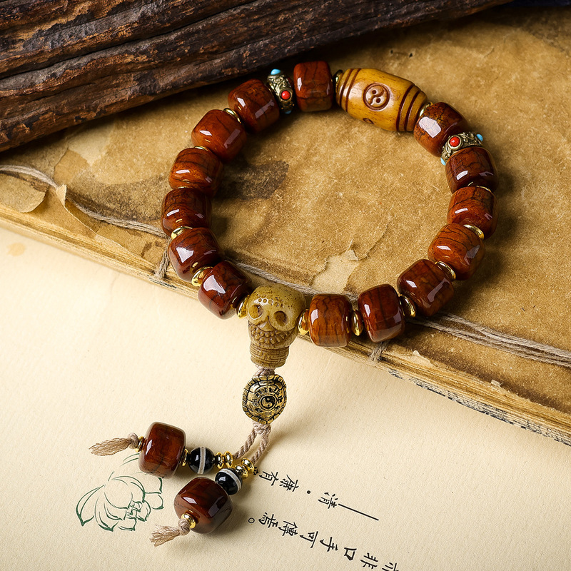 Tibetan jewelry yak bone crack - Ethnic Fashion Way review and price
