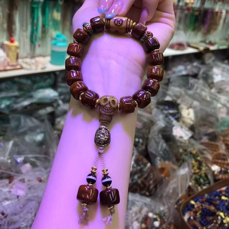 Tibetan jewelry yak bone crack - Ethnic Fashion Way review and price
