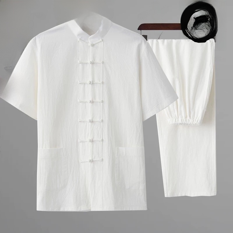 Summer Cotton Linen Youth Hanf - Fashion Ethnic Wear For Men review and price