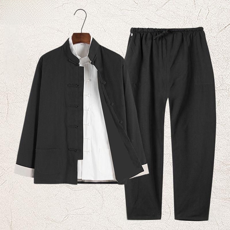 Summer Cotton Linen Youth Hanf - Fashion Ethnic Wear For Men review and price