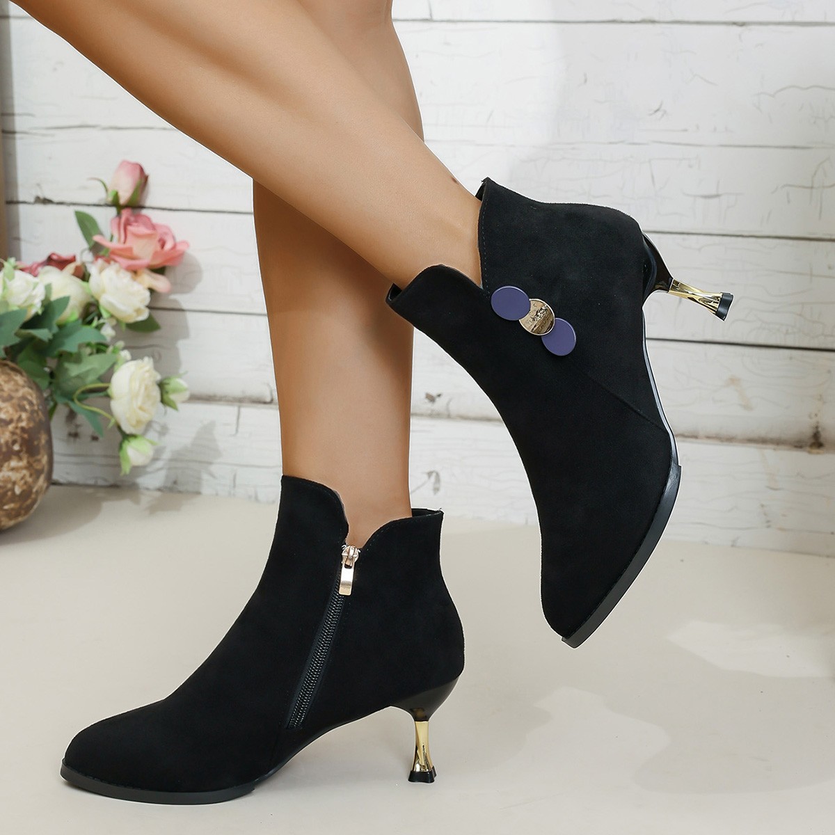 Pointed Toe Ethnic Style Fall/ - Ethnic Fashion Style review and price