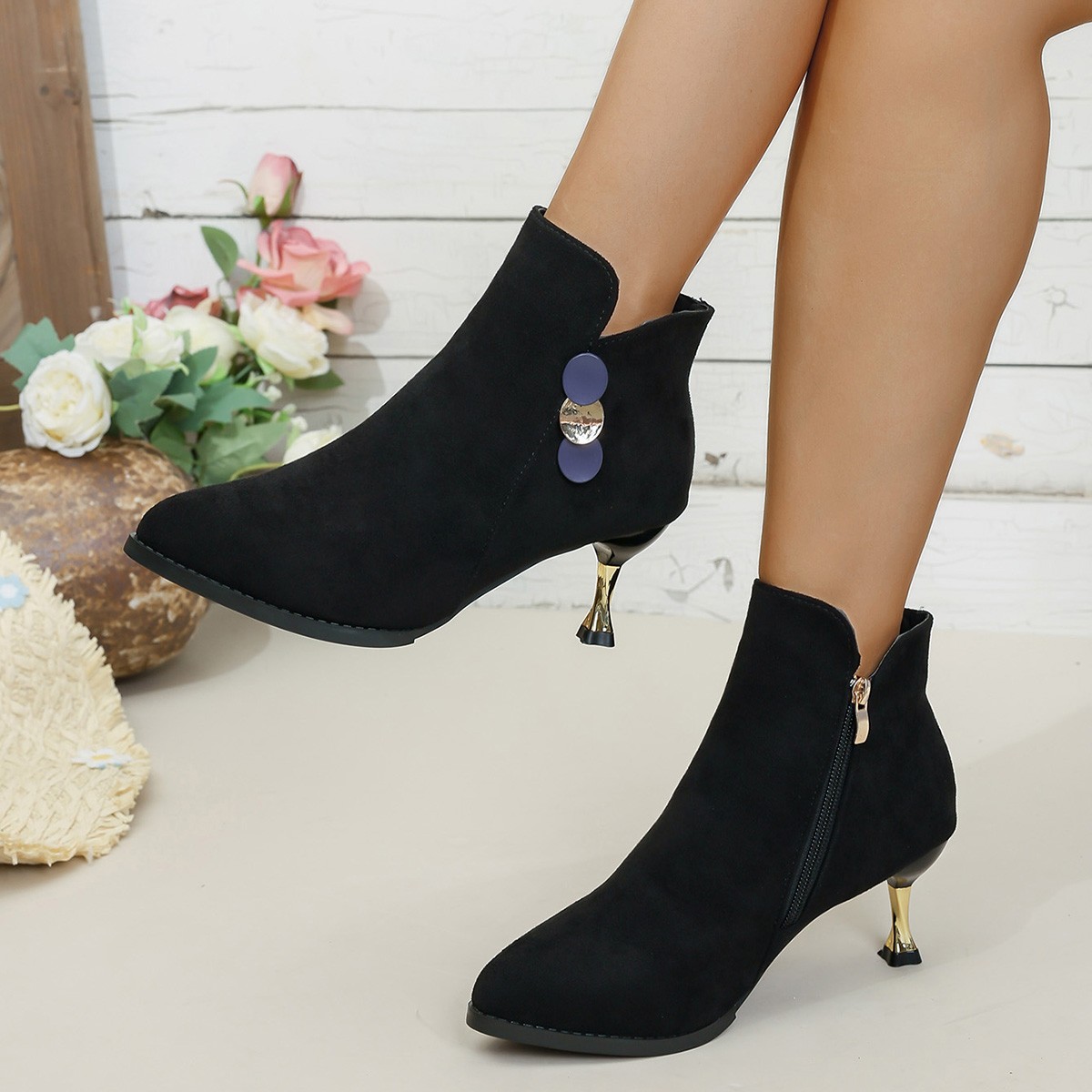 Pointed Toe Ethnic Style Fall/ - Ethnic Fashion Style review and price