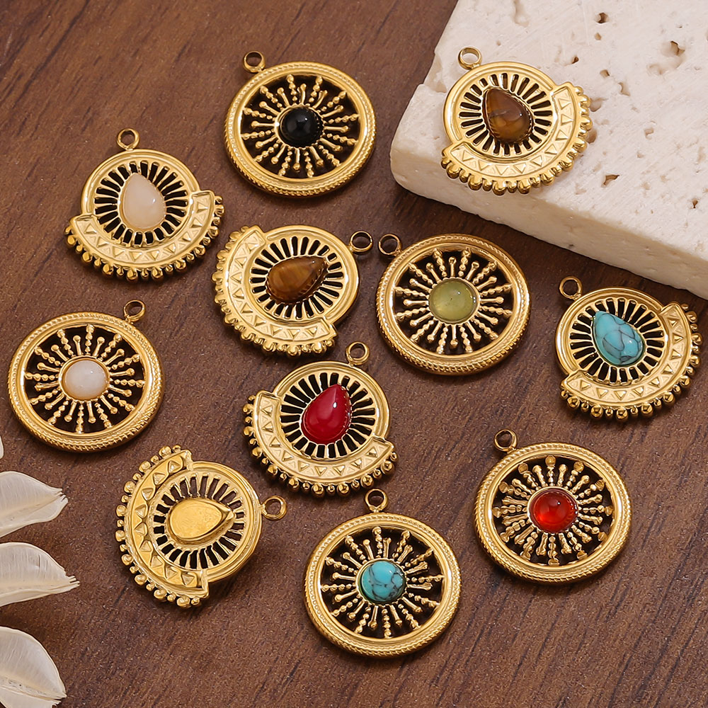4pcs Stainless Steel Flower Fa - Ethnic Boho Fashion review and price